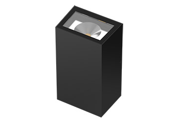 BUITENVERLICHTING: Wandlamp, up of down, LED, vierkant